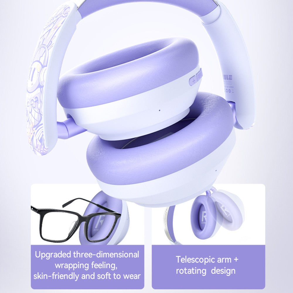 EL-GT3 Bluetooth-compatible Headphones ANC Noise Cancelling Over Ear Wireless Headset with 2.4G Receiver