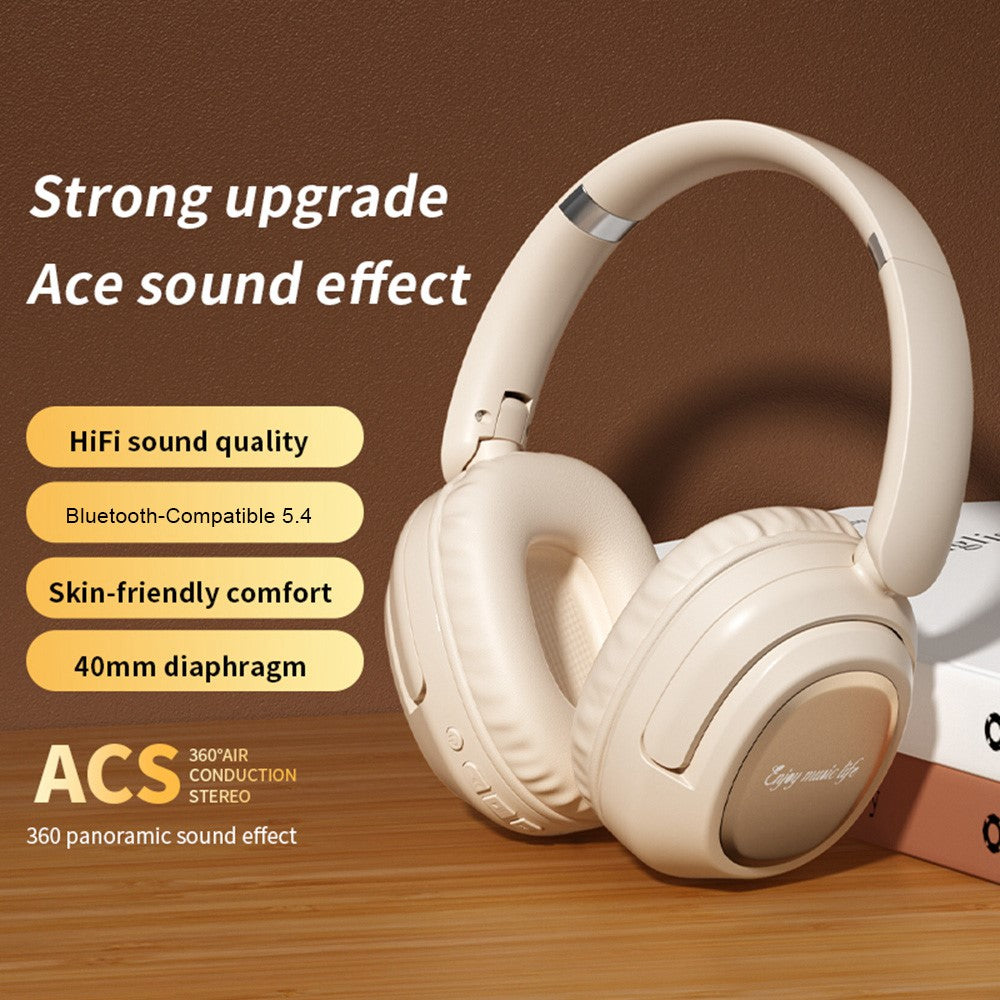 BH900 Gaming Wireless Bluetooth-compatible Headphones Hi-Fi Stereo In-Ear Noise Cancelling 40MM Driver Headset