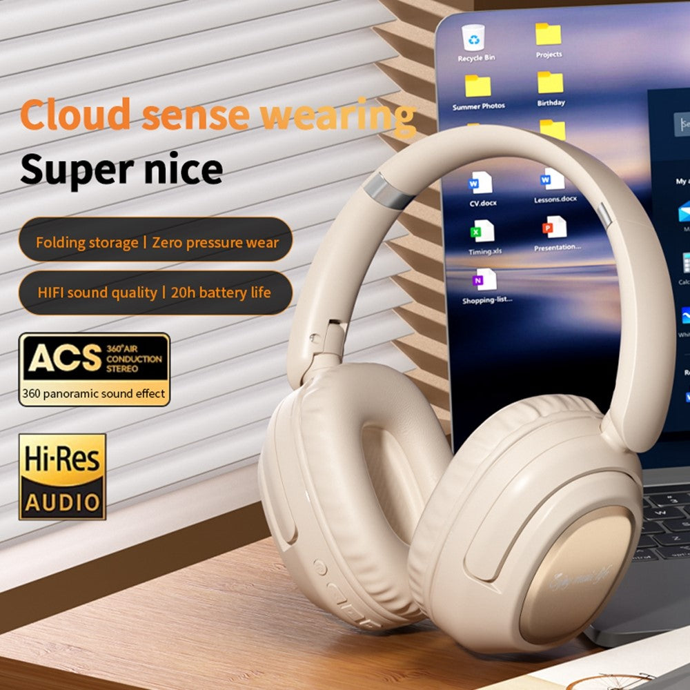 BH900 Gaming Wireless Bluetooth-compatible Headphones Hi-Fi Stereo In-Ear Noise Cancelling 40MM Driver Headset