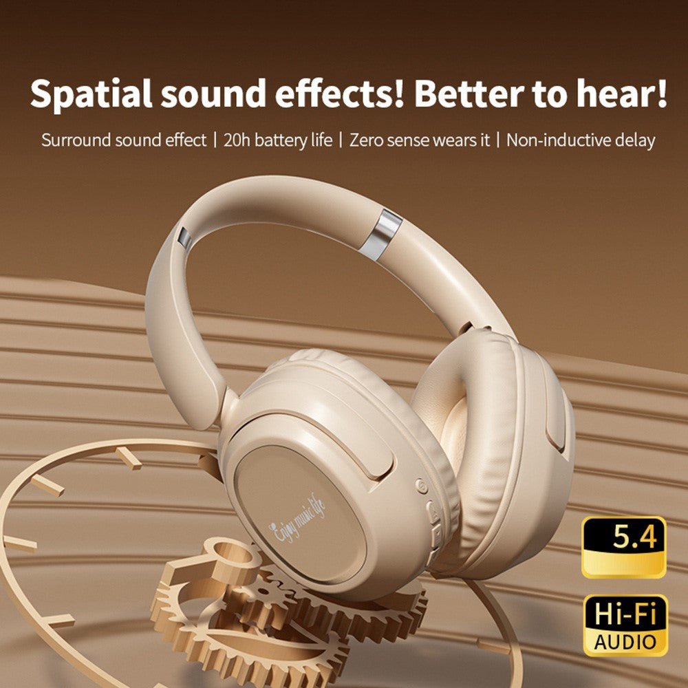 BH900 Gaming Wireless Bluetooth-compatible Headphones Hi-Fi Stereo In-Ear Noise Cancelling 40MM Driver Headset