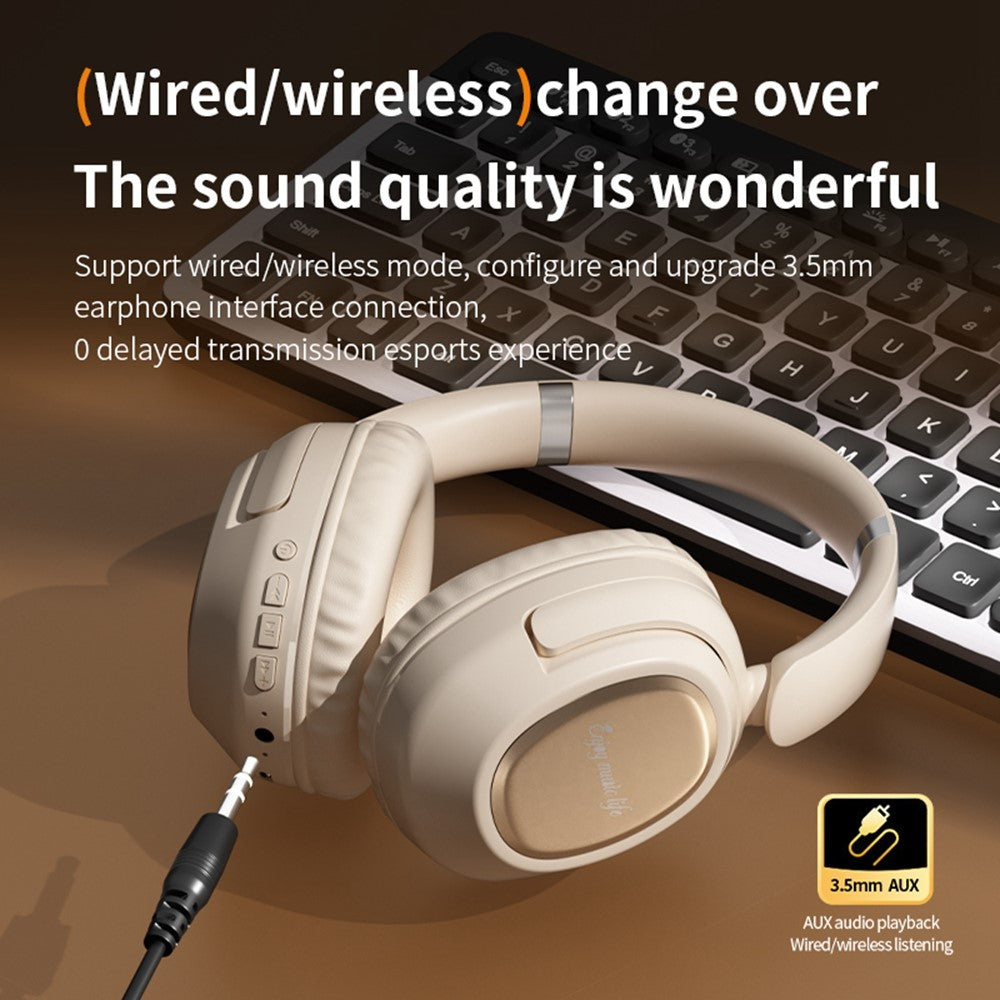 BH900 Gaming Wireless Bluetooth-compatible Headphones Hi-Fi Stereo In-Ear Noise Cancelling 40MM Driver Headset