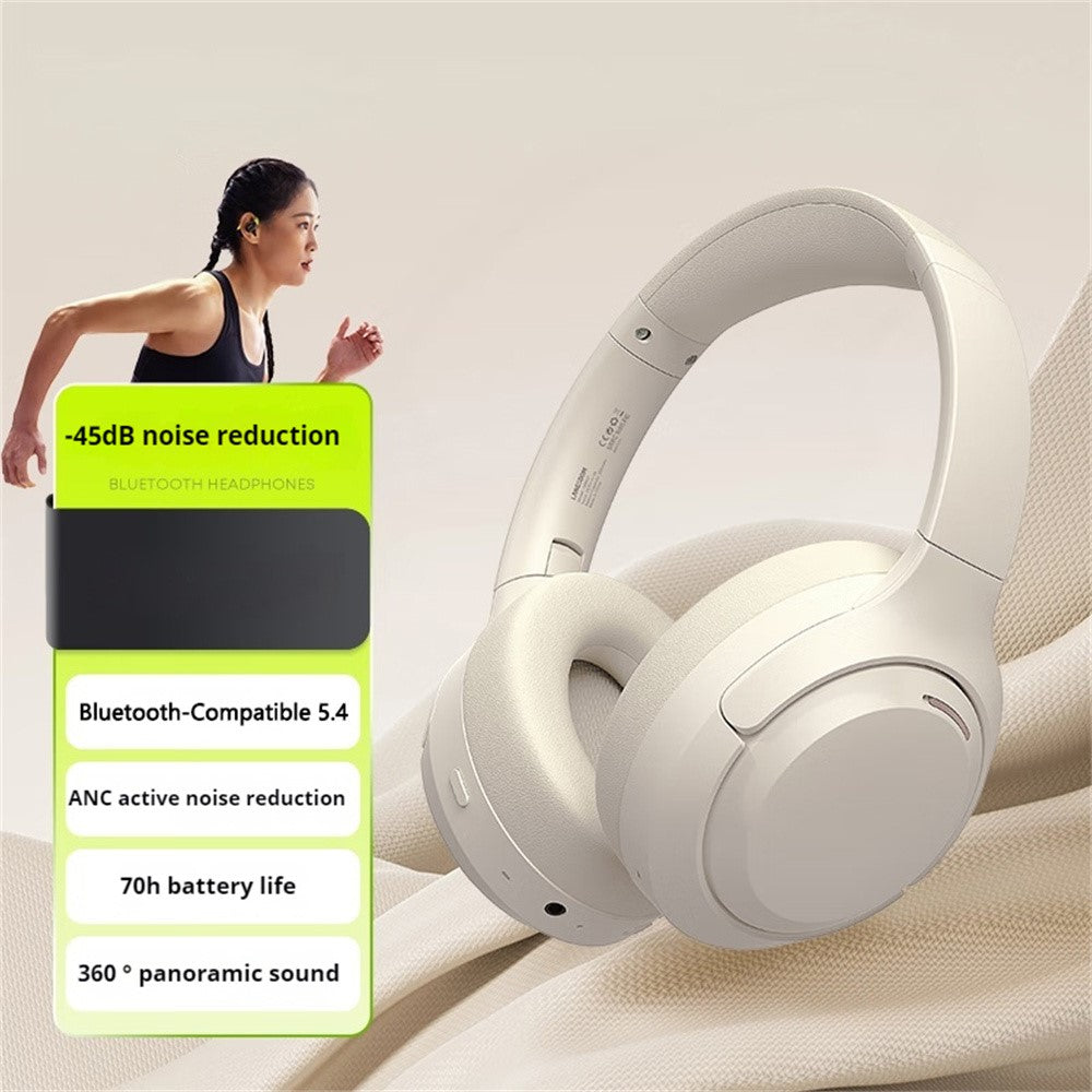 LANGSDOM HBN07 Wireless Headphone ANC Active Noise Cancelling Stereo Sound Bluetooth-Compatible Headset
