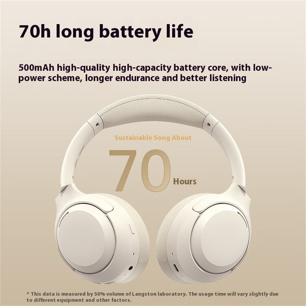 LANGSDOM HBN07 Wireless Headphone ANC Active Noise Cancelling Stereo Sound Bluetooth-Compatible Headset