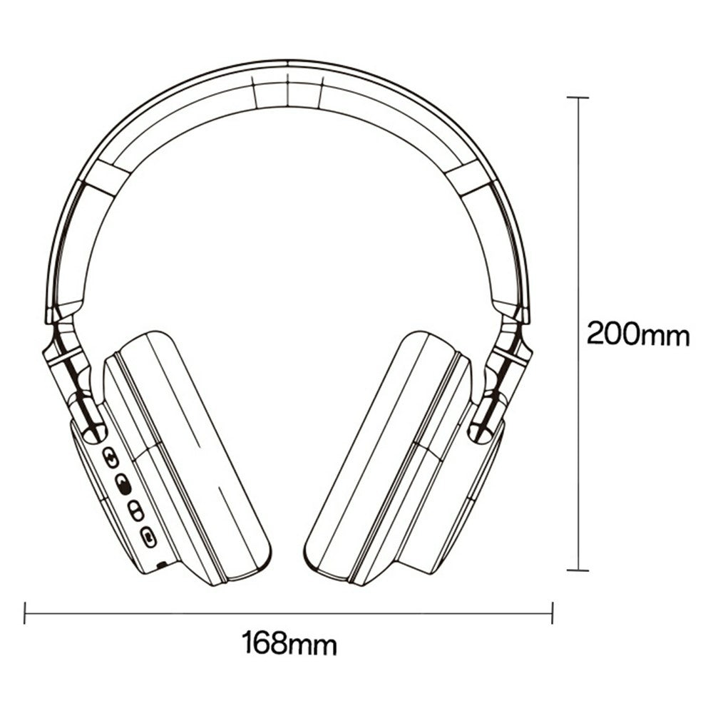 YESIDO EP09 HiFi Sound Wireless Headphones ANC + ENC Noise Cancellation Bluetooth-compatible Headset
