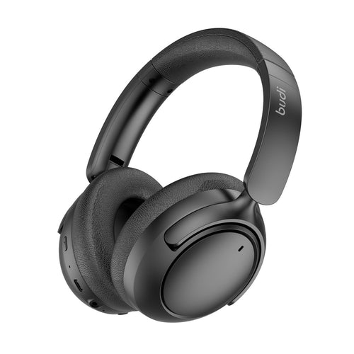 BUDI EP51B Wireless Noise Canceling Stereo Headphones Crystal Clear Calls Foldable Headset