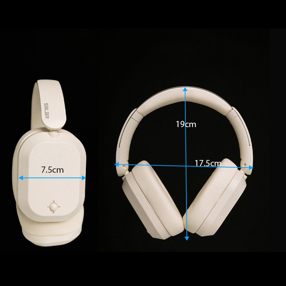 SALAR BM709 Wireless Headphones Bluetooth-Compatible 5.3 Gaming Headset with Mic  /  Dual EQ Modes