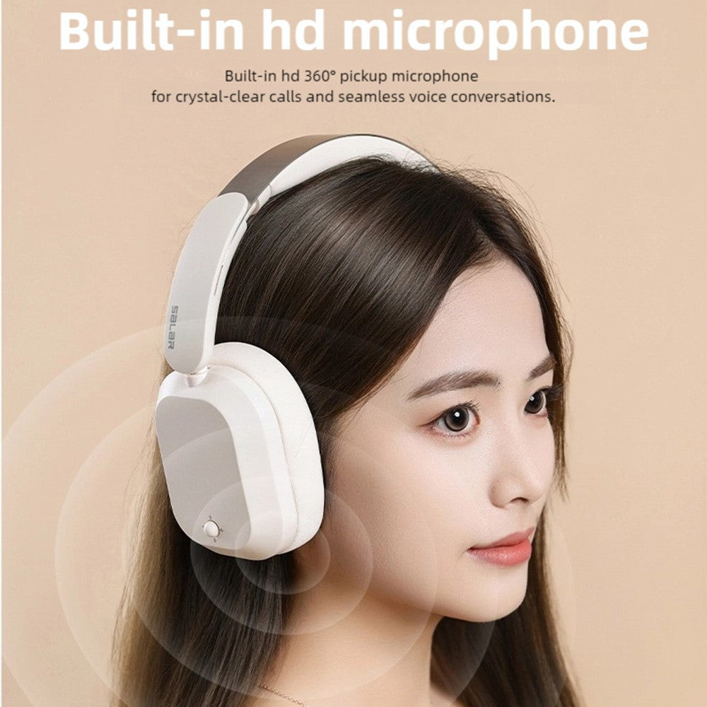 SALAR BM709 Wireless Headphones Bluetooth-Compatible 5.3 Gaming Headset with Mic  /  Dual EQ Modes