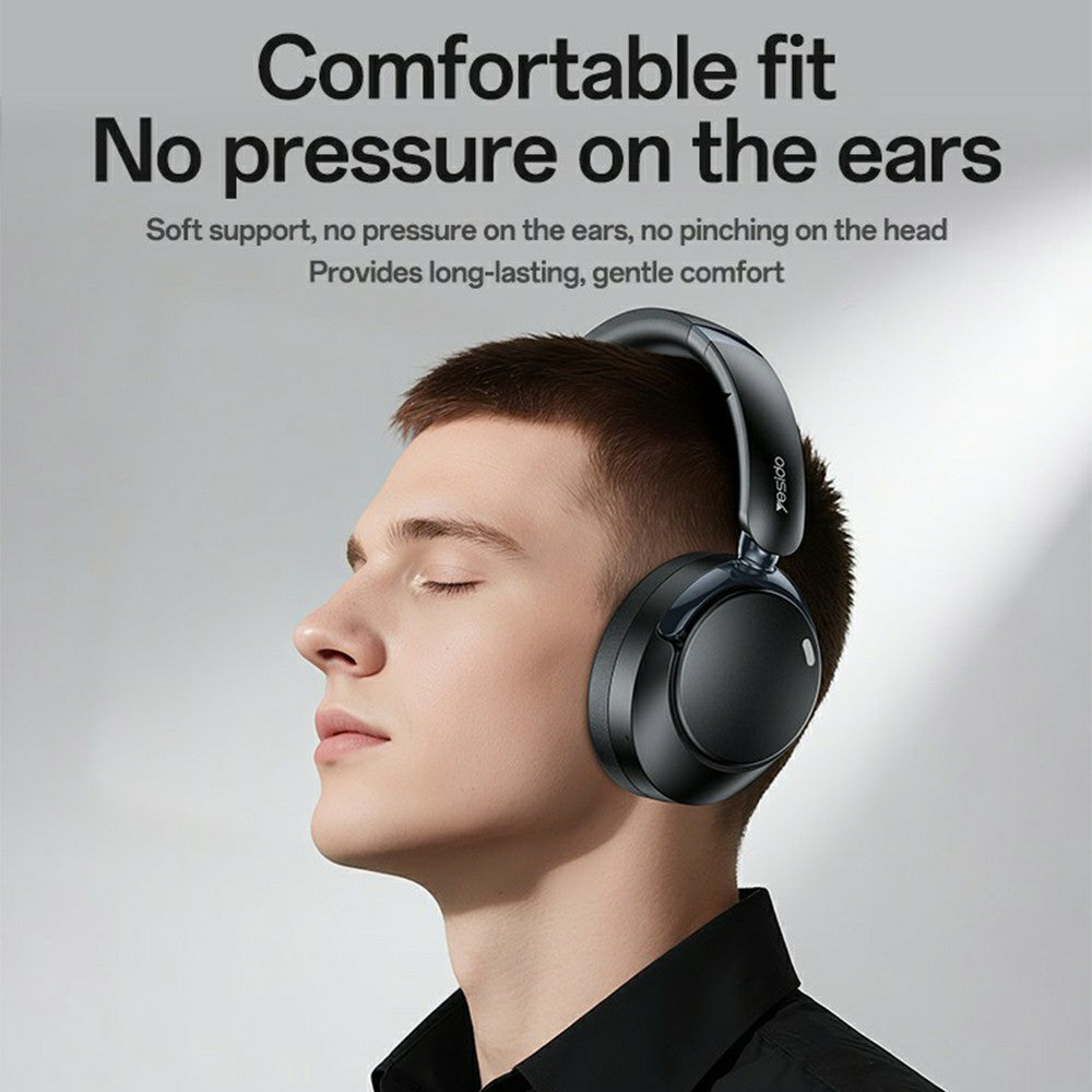 YESIDO EP11 Wireless Headphones ANC+ENC Bluetooth-Compatible Over-Ear Headset with Microphone