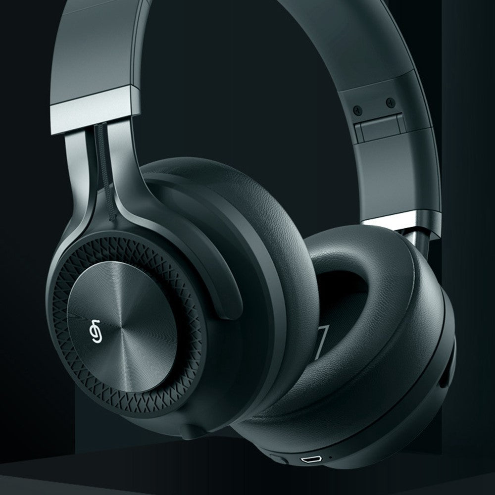 FINGERTIME Wireless Headset Foldable Bluetooth-compatible ANC Noise Cancelling Stereo Music Headphone