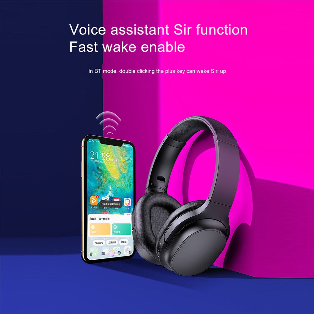OY713 Over Ear Headset Bluetooth-compatible Headphones with Mic Support Earphone Monitor / AUX IN / TF Card