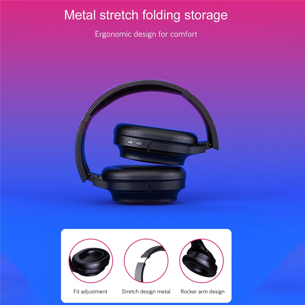 OY713 Over Ear Headset Bluetooth-compatible Headphones with Mic Support Earphone Monitor / AUX IN / TF Card