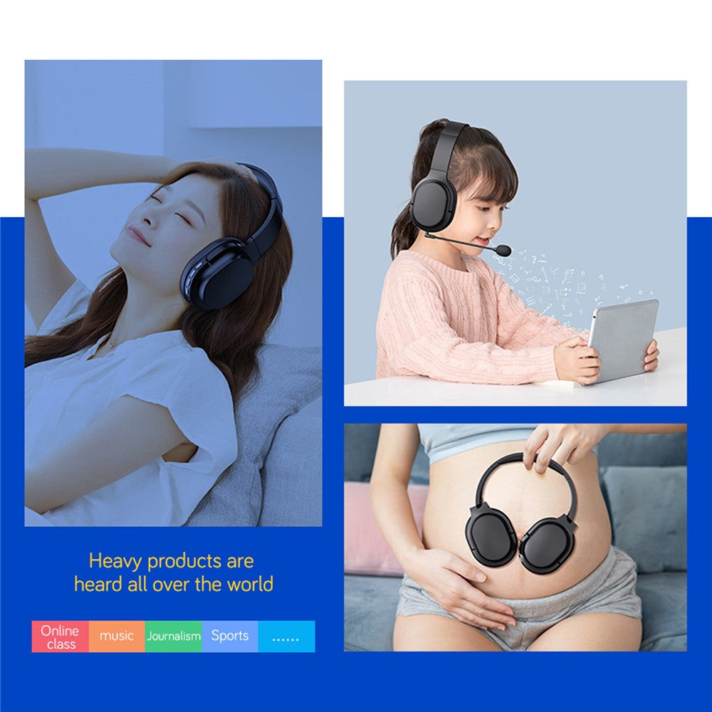 OY713 Over Ear Headset Bluetooth-compatible Headphones with Mic Support Earphone Monitor / AUX IN / TF Card
