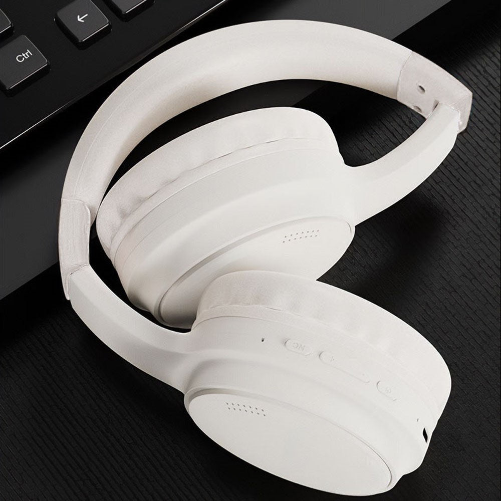 BT037 Bluetooth-compatible Noise Cancelling Headphones Over Ear ANC Wireless Deep Bass Headset