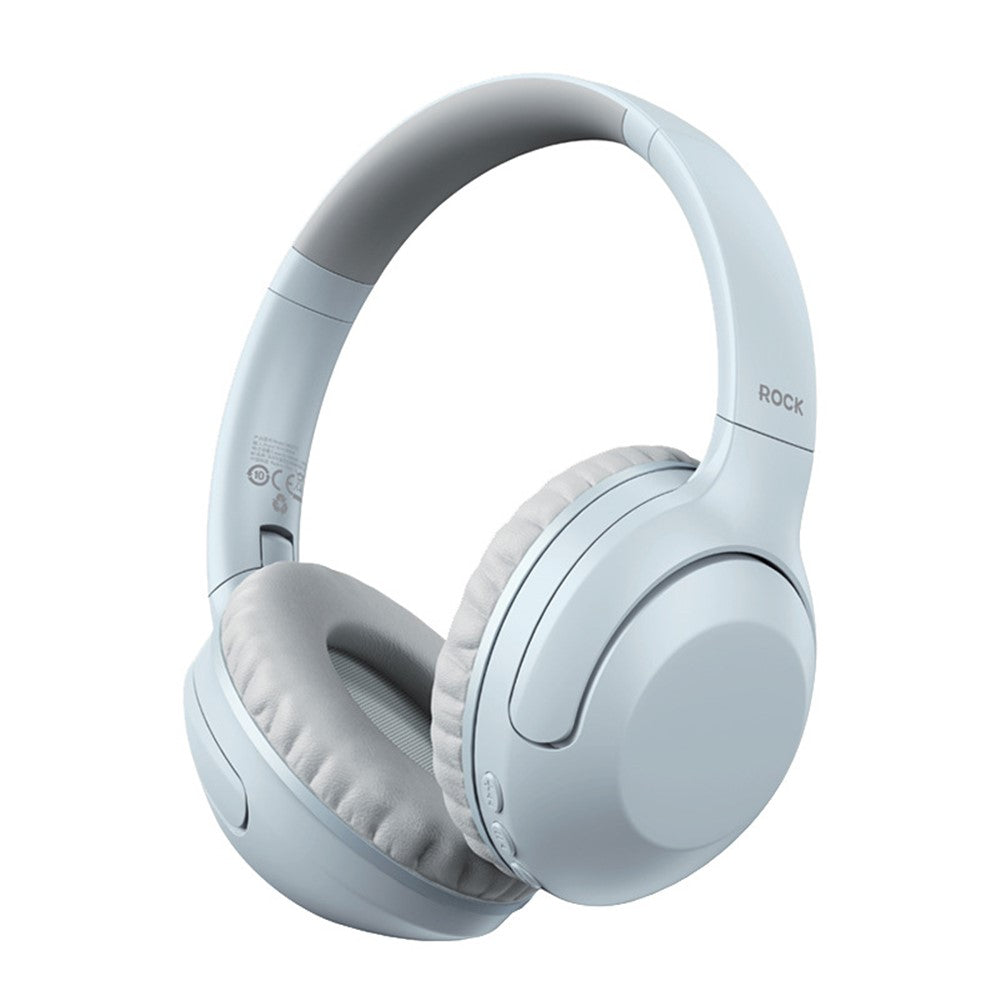 ROCK O3 Wireless On-Ear Headphones Bluetooth-compatible Stereo Headset Over Ear Noise Canceling