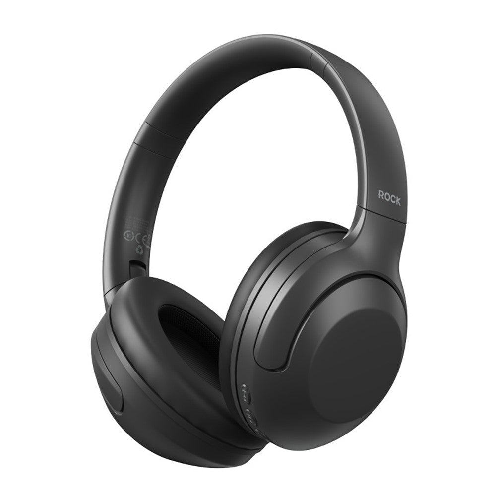 ROCK O3 Wireless On-Ear Headphones Bluetooth-compatible Stereo Headset Over Ear Noise Canceling