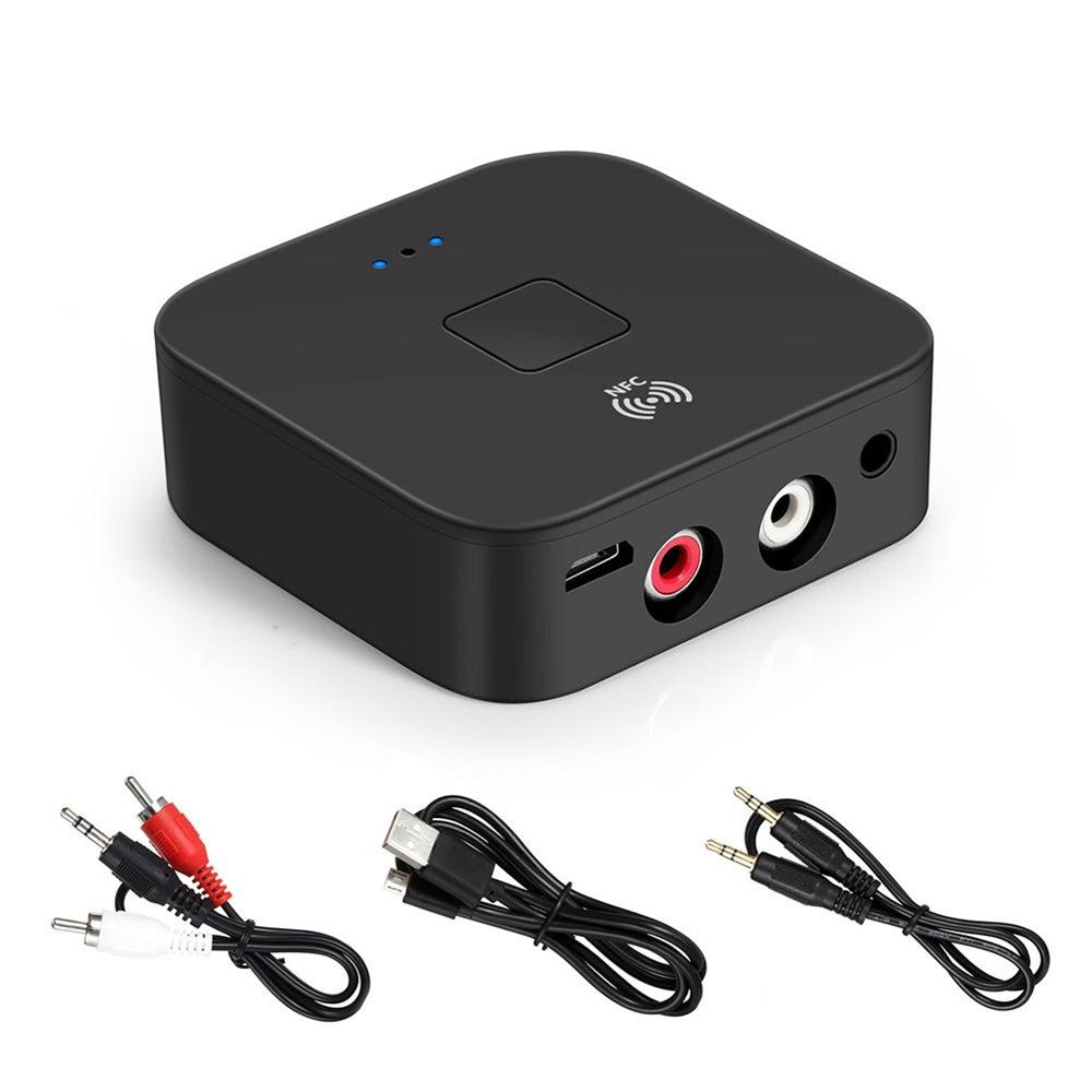 WB11 NFC Wireless Audio Receiver 3.5mm AUX 2RCA HIFI Stereo Audio Bluetooth-compatible 5.0 Adapter