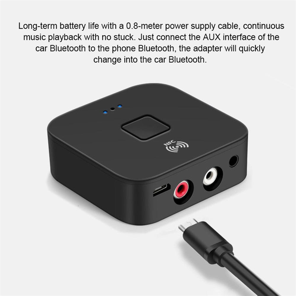 WB11 NFC Wireless Audio Receiver 3.5mm AUX 2RCA HIFI Stereo Audio Bluetooth-compatible 5.0 Adapter