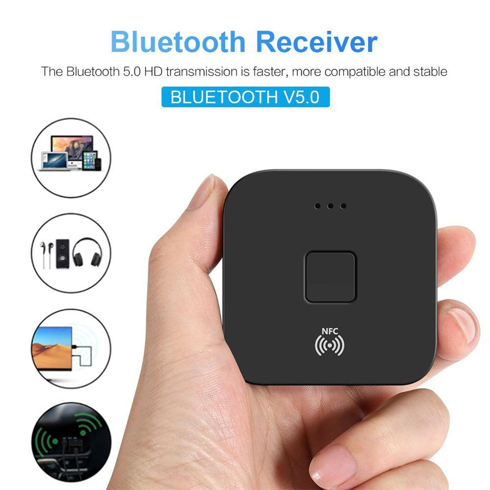 WB11 NFC Wireless Audio Receiver 3.5mm AUX 2RCA HIFI Stereo Audio Bluetooth-compatible 5.0 Adapter