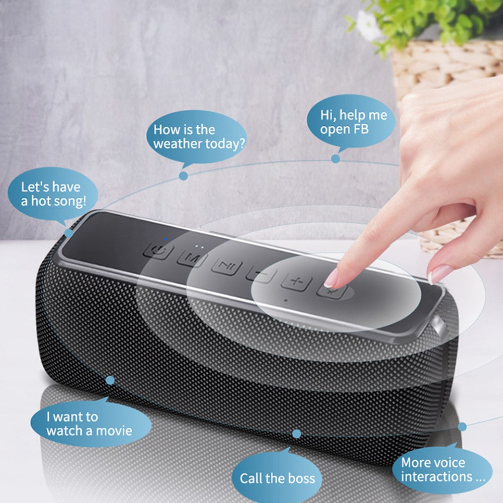 V7 Pro 60W Wireless Bluetooth-Compatible 5.0 Bass Speaker Rechargeable Waterproof Subwoofer