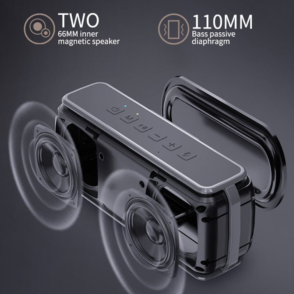 V7 Pro 60W Wireless Bluetooth-Compatible 5.0 Bass Speaker Rechargeable Waterproof Subwoofer
