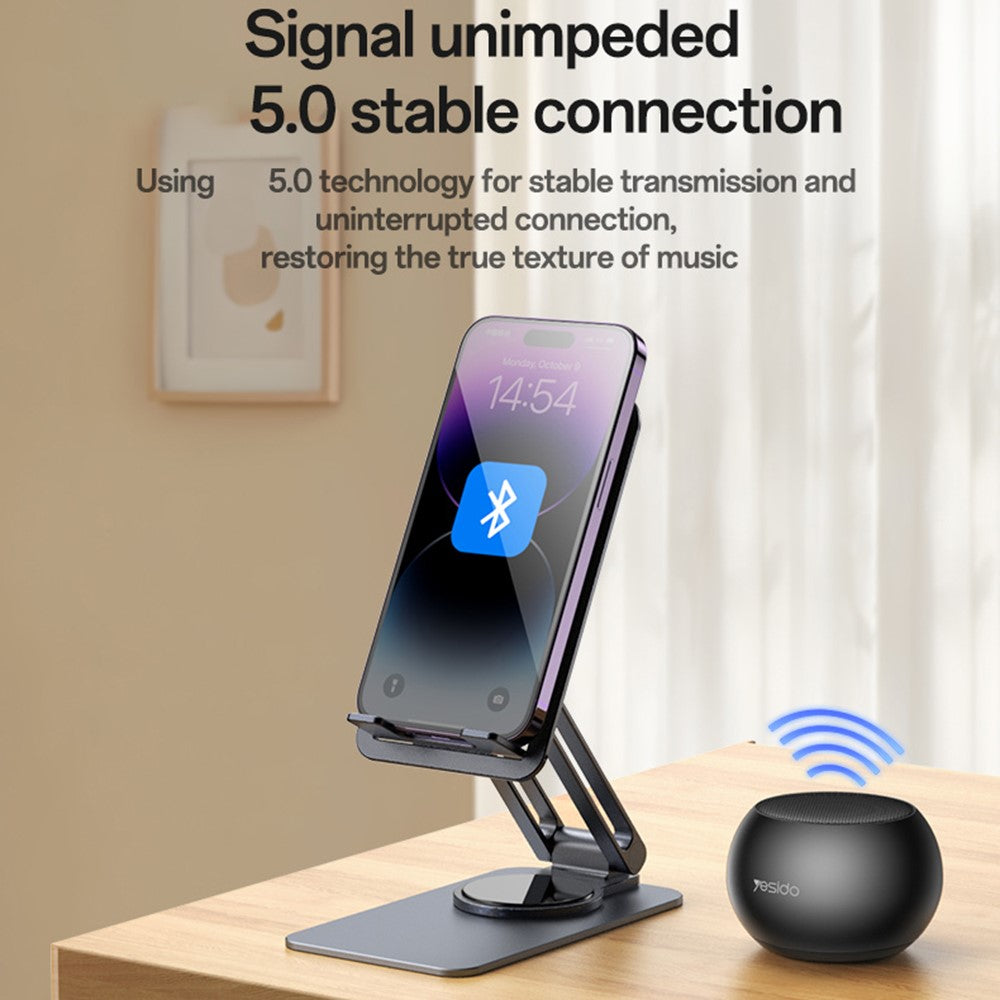YESIDO YSW33 Portable TWS Bluetooth-compatible Speaker Aluminum Alloy Mini Wireless Audio Device