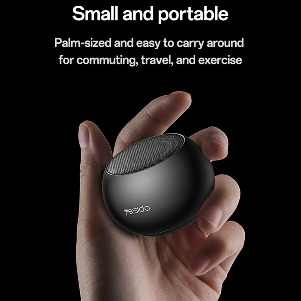 YESIDO YSW33 Portable TWS Bluetooth-compatible Speaker Aluminum Alloy Mini Wireless Audio Device