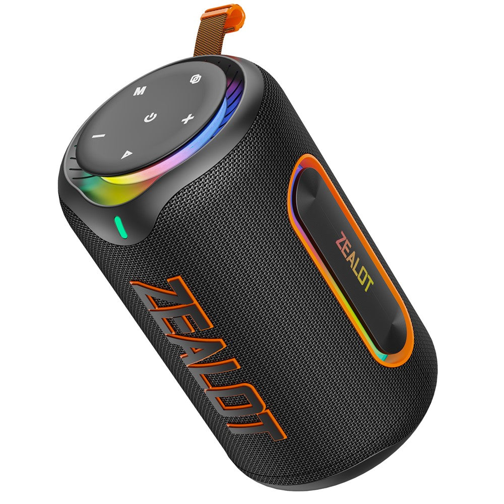 ZEALOT-MP1 Portable Bluetooth-Compatible Speaker 60W Enhanced Bass Waterproof Loudspeaker
