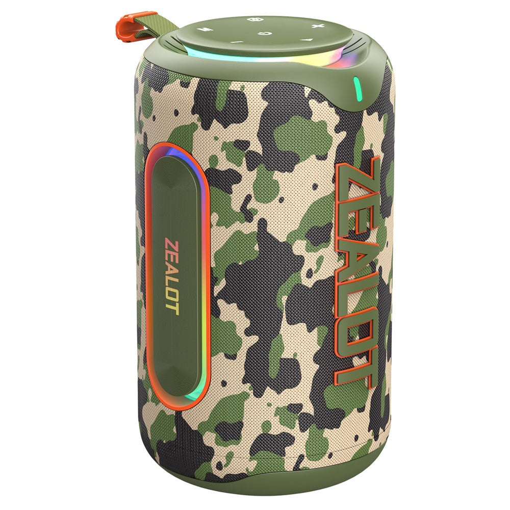 ZEALOT-MP1 Portable Bluetooth-Compatible Speaker 60W Enhanced Bass Waterproof Loudspeaker