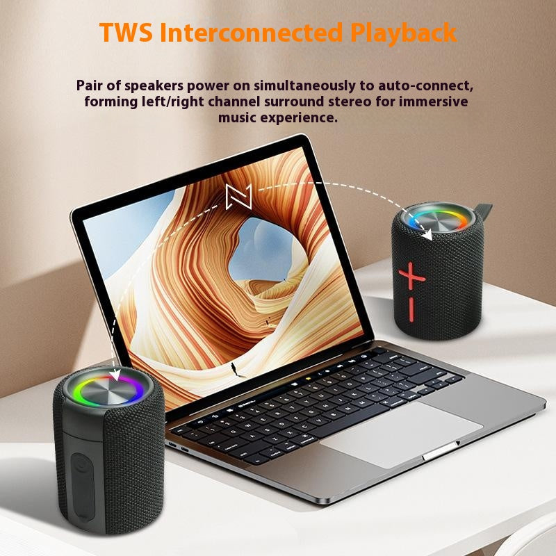 CYBORIS S11 Magnetic 2-in-1 Bluetooth-compatible Speaker IPX6 Waterproof Dual Splittable Speaker with 20W Bass for Home Outdoor Camping