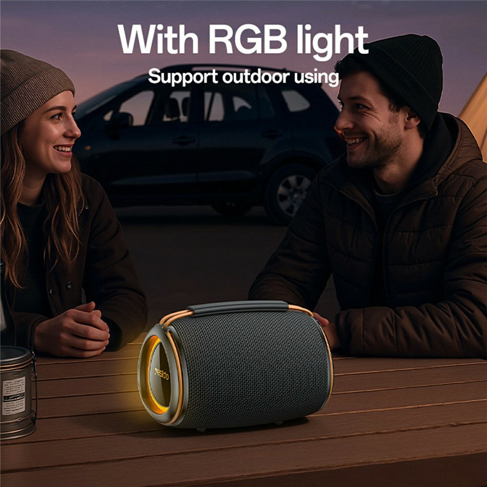 YESIDO YSW39 Multi Mode Playback Bluetooth-compatible Speaker 20W Powerful Sound RGB Lighting Subwoofer