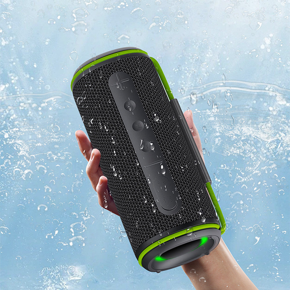 H30 Waterproof Bluetooth-compatible Speaker 20W Dual Drivers Portable Outdoor RGB Subwoofer