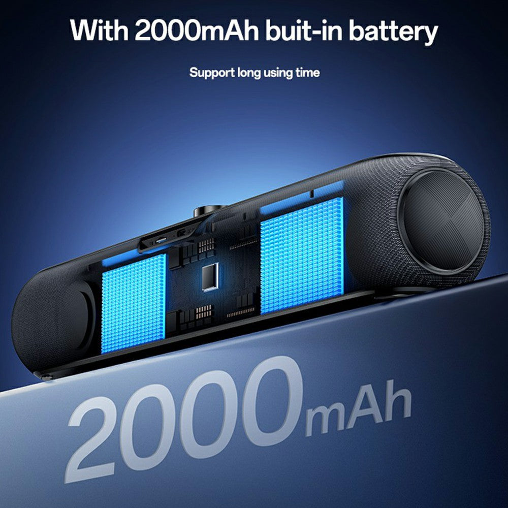 YESIDO YSW42 Wireless Bluetooth-compatible Speaker HiFi Sound Portable 20W Desktop Soundbar Support TF Card