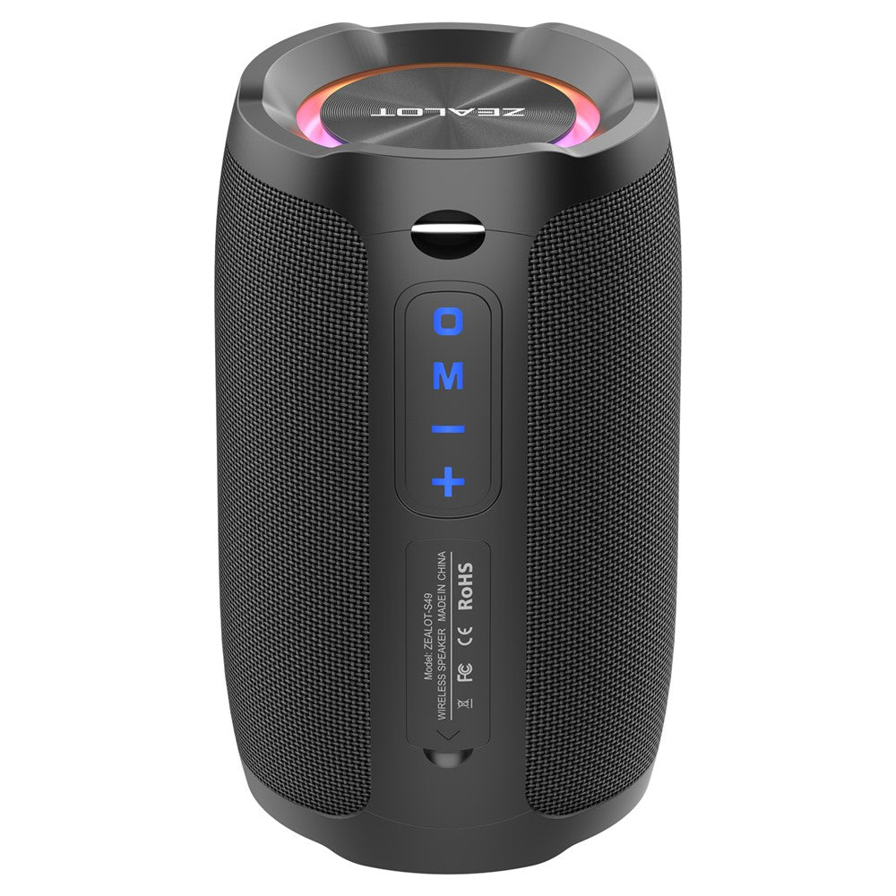 ZEALOT S49 Portable Rechargeable Bluetooth-compatible Speaker 20W Waterproof Heavy Bass Wireless Music Subwoofer