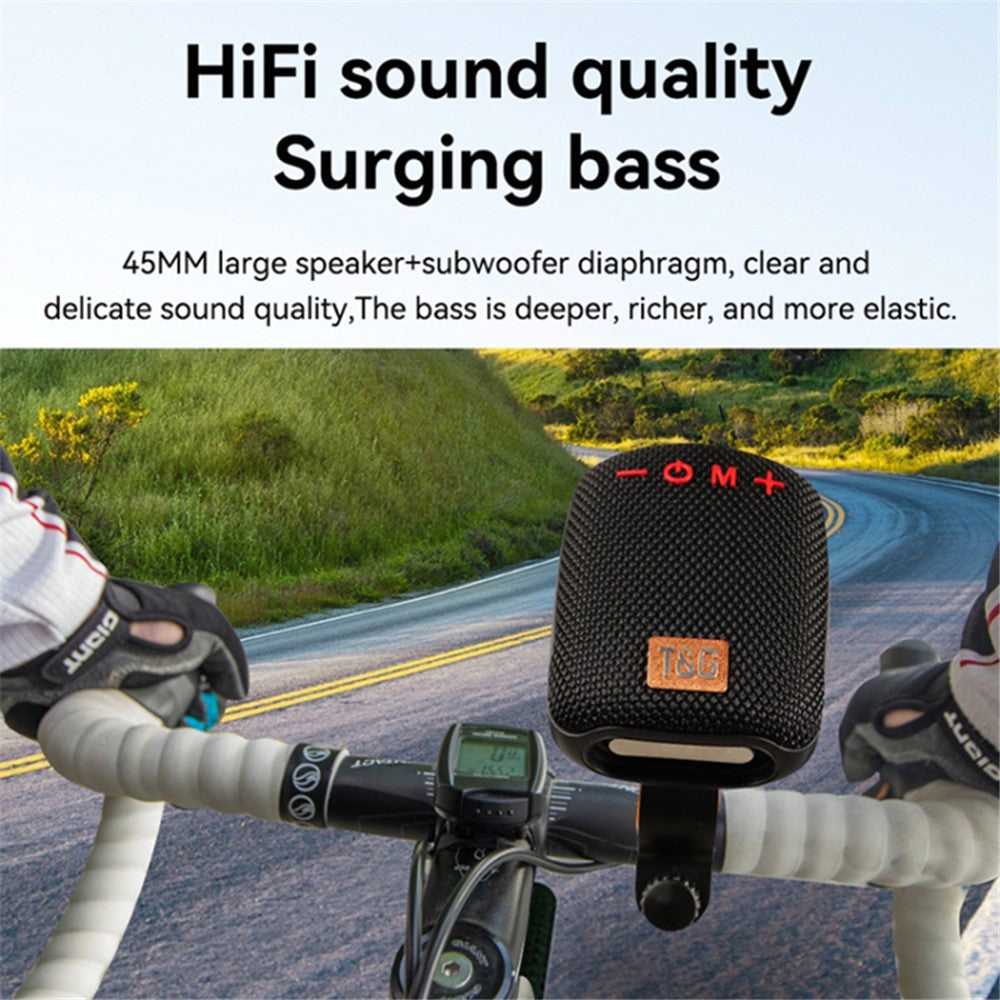 T&G TG-392 Portable Wireless Speaker IPX5 Waterproof Outdoor Bike TWS Bluetooth-compatible Speakerr