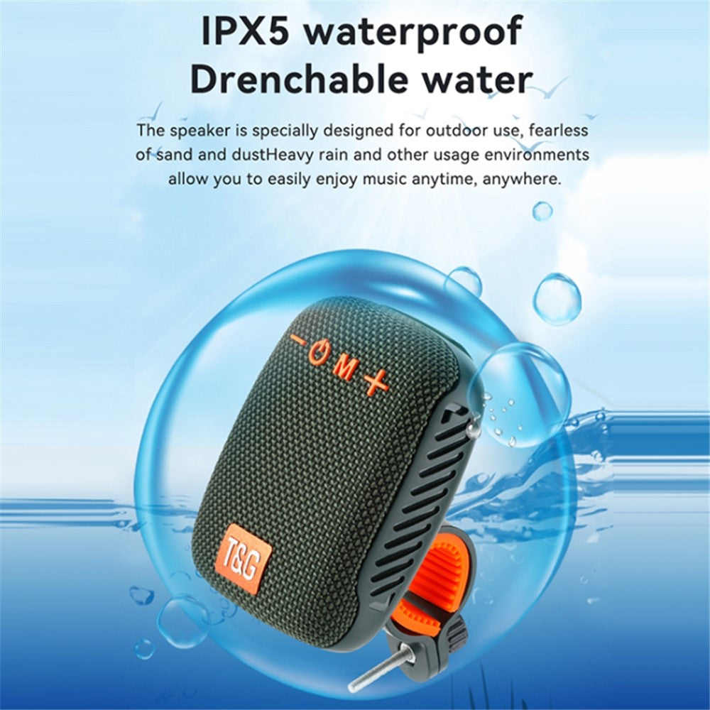 T&G TG-392 Portable Wireless Speaker IPX5 Waterproof Outdoor Bike TWS Bluetooth-compatible Speakerr