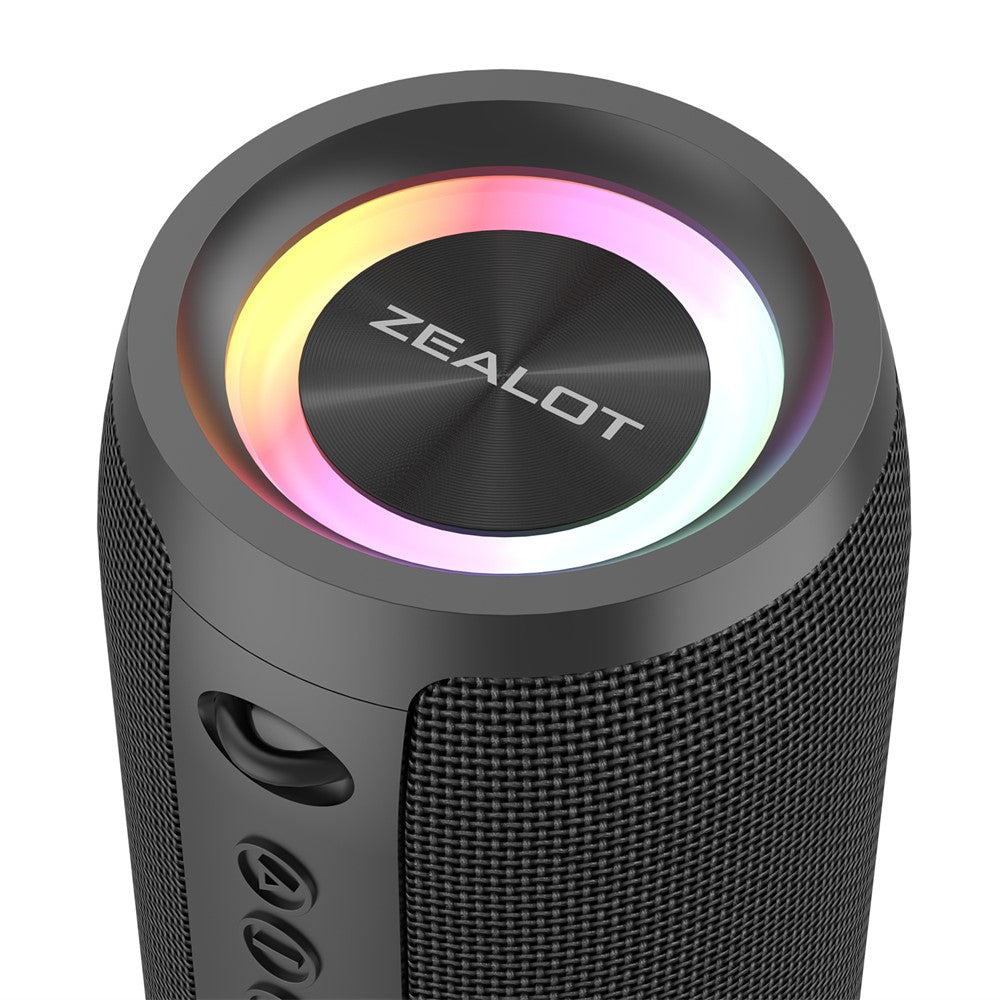 ZEALOT S51Pro 40W Bluetooth-compatible Speaker IPX5 Waterproof 3D Stereo Bass Portable Speaker with Lanyard
