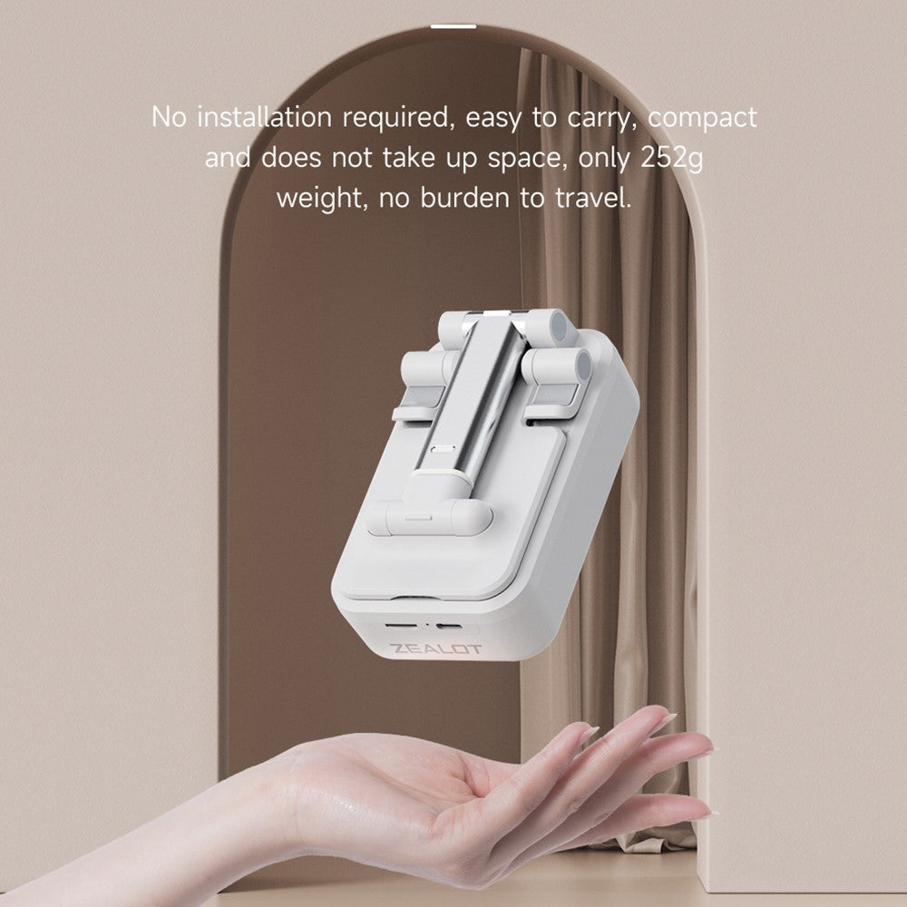 ZEALOT Z7 2-in-1 Portable Bluetooth-compatible Speaker Mobile Phone Holder Folding Bracket, Support TF Card