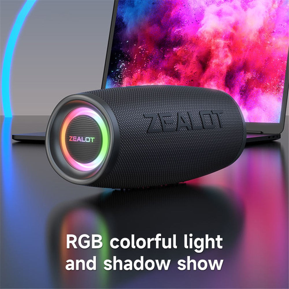 ZEALOT S56 40W Outdoor Bluetooth-Compatible Speaker IP67 Waterproof Bass Audio Subwoofer Wireless Speaker