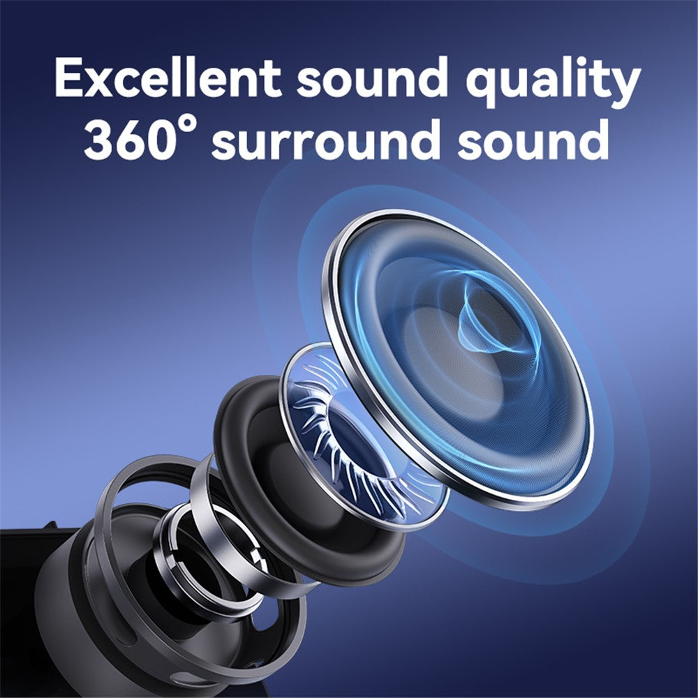 USAMS US-YX014 YIN Series Portable TWS Bluetooth-compatible Speaker Mini Wireless Subwoofer with Colorful Light