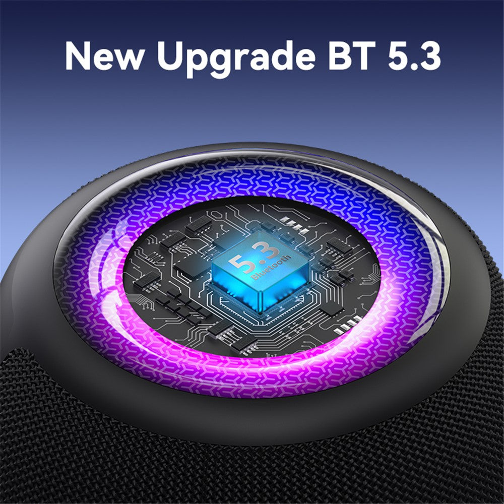 USAMS US-YX014 YIN Series Portable TWS Bluetooth-compatible Speaker Mini Wireless Subwoofer with Colorful Light