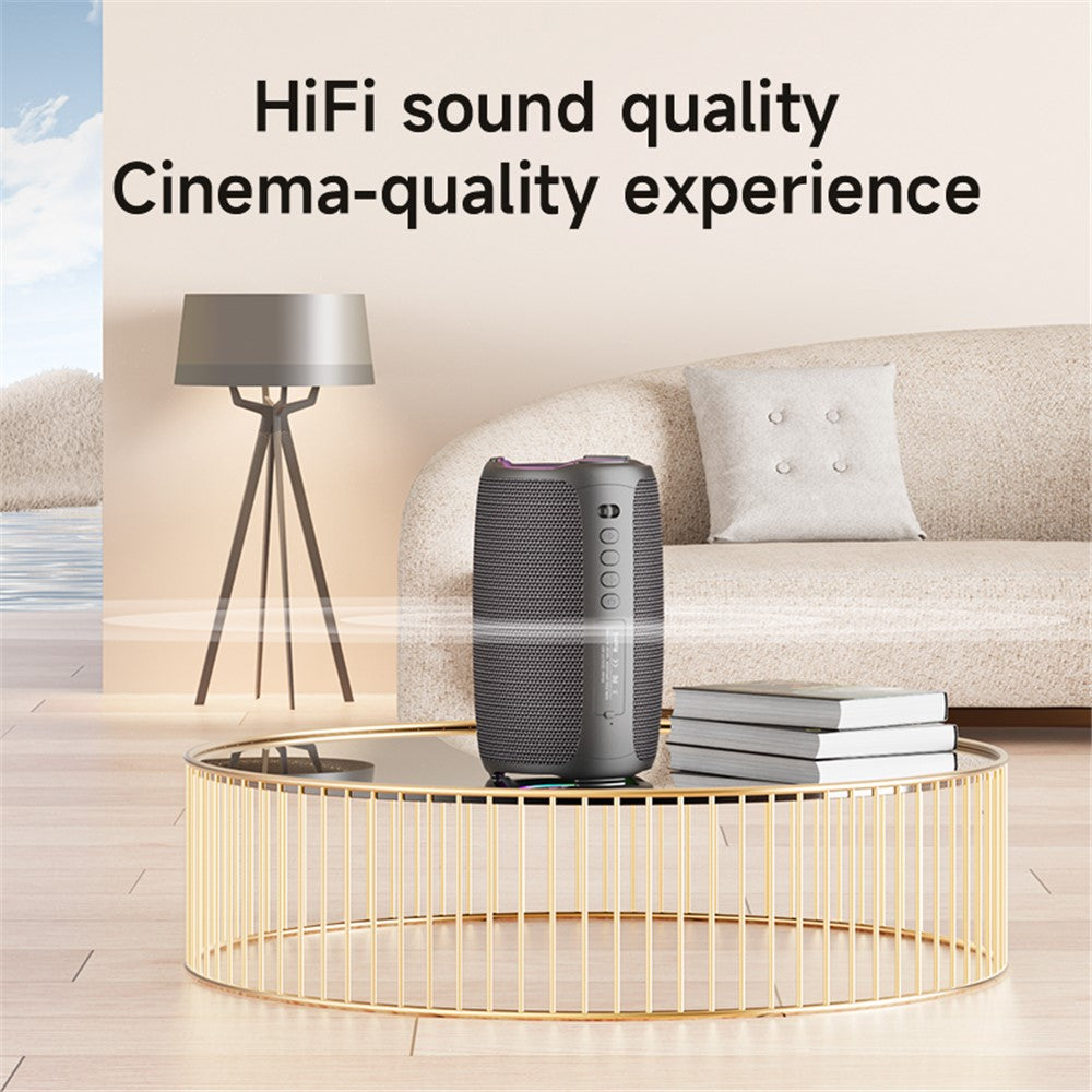ZEALOT S61 Bluetooth-compatible Speaker Waterproof Outdoor Bass Sound Loudspeaker with 2 Mic