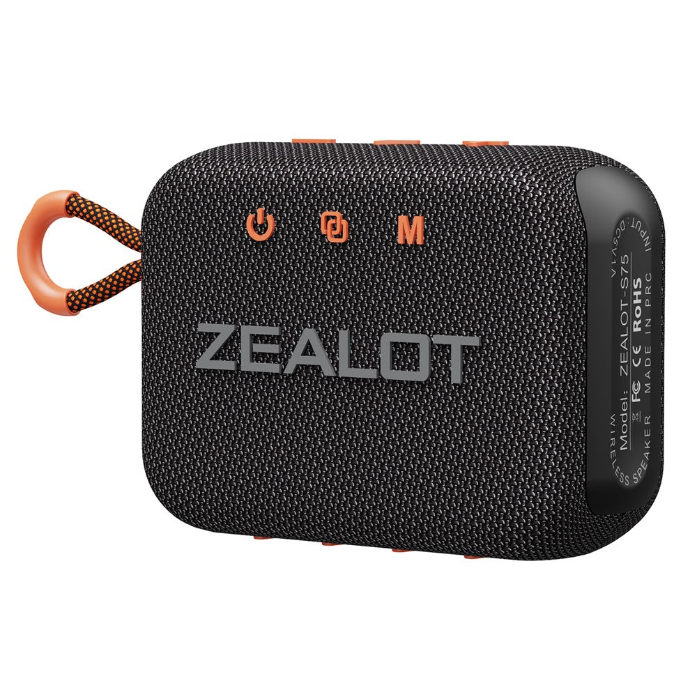 ZEALOT S75 Portable Bluetooth-compatible Speaker IPX6 Waterproof True Wireless Stereo Subwoofer