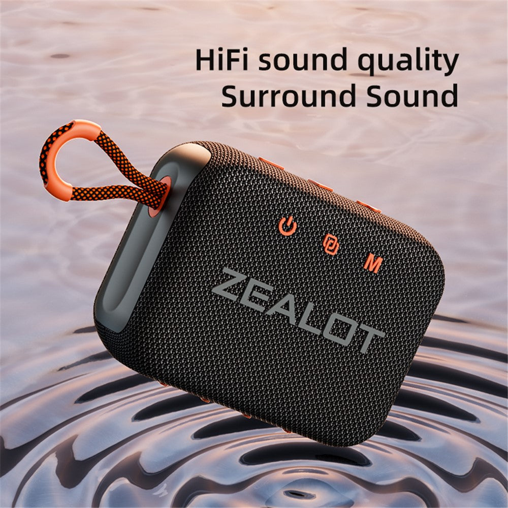 ZEALOT S75 Portable Bluetooth-compatible Speaker IPX6 Waterproof True Wireless Stereo Subwoofer