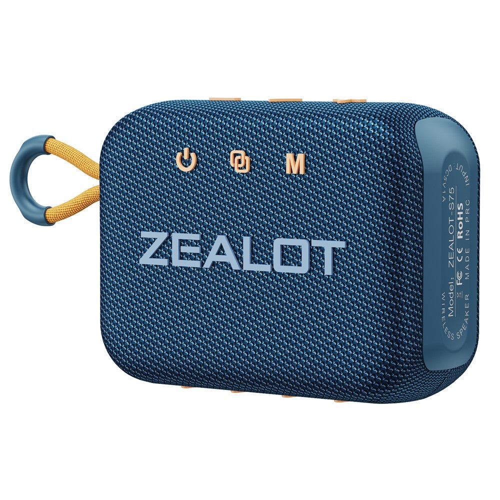 ZEALOT S75 Portable Bluetooth-compatible Speaker IPX6 Waterproof True Wireless Stereo Subwoofer