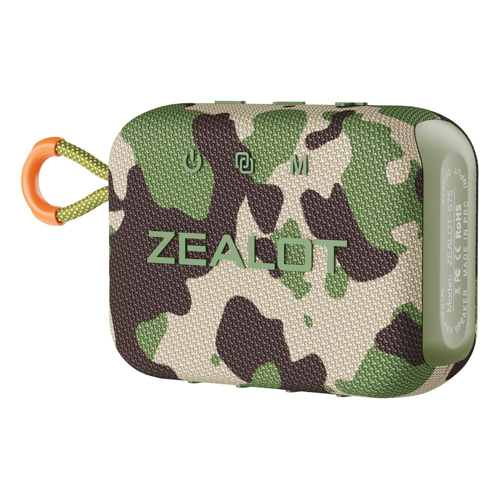 ZEALOT S75 Portable Bluetooth-compatible Speaker IPX6 Waterproof True Wireless Stereo Subwoofer