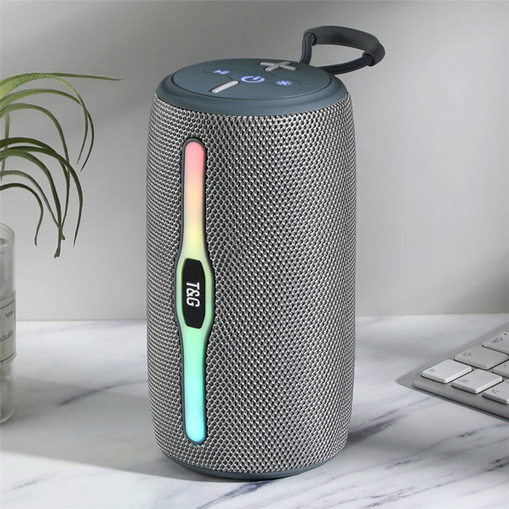 T&G TG-675 Colorful LED Light FM Bluetooth-compatible Speaker Music Sound Subwoofer