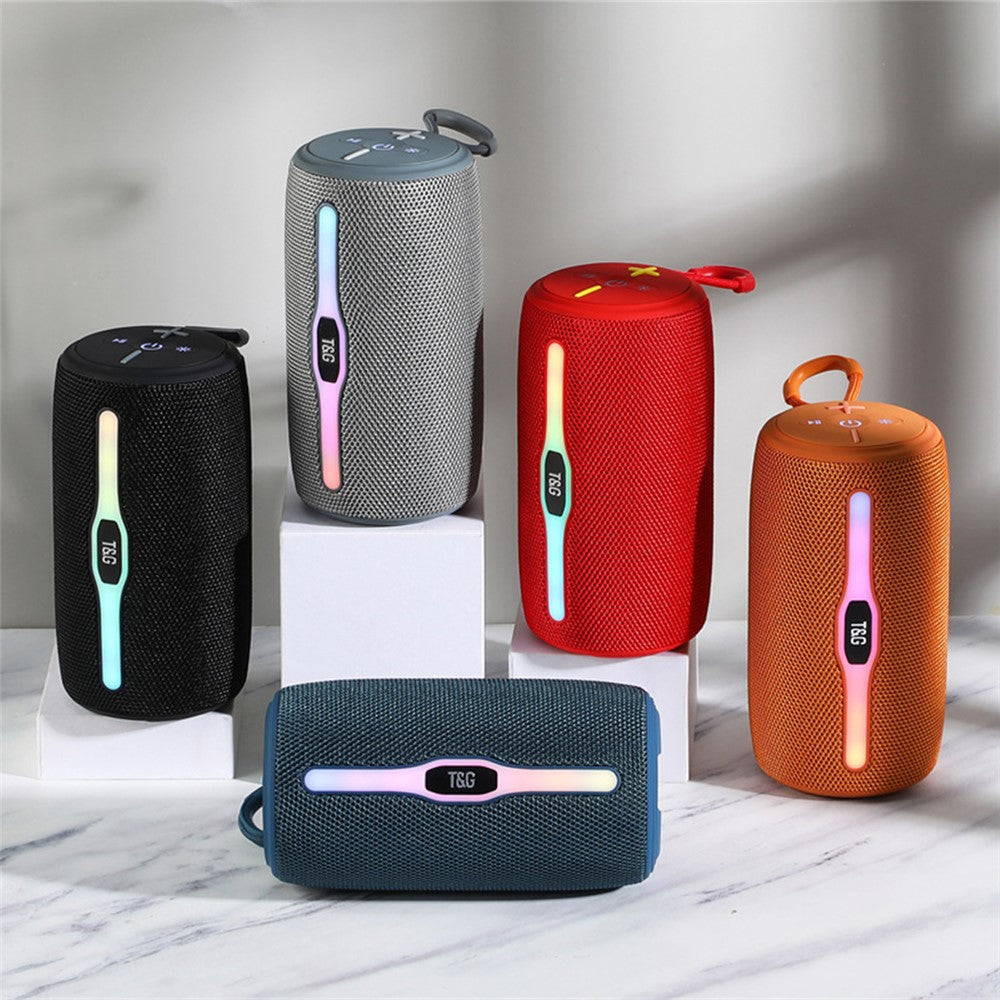 T&G TG-675 Colorful LED Light FM Bluetooth-compatible Speaker Music Sound Subwoofer