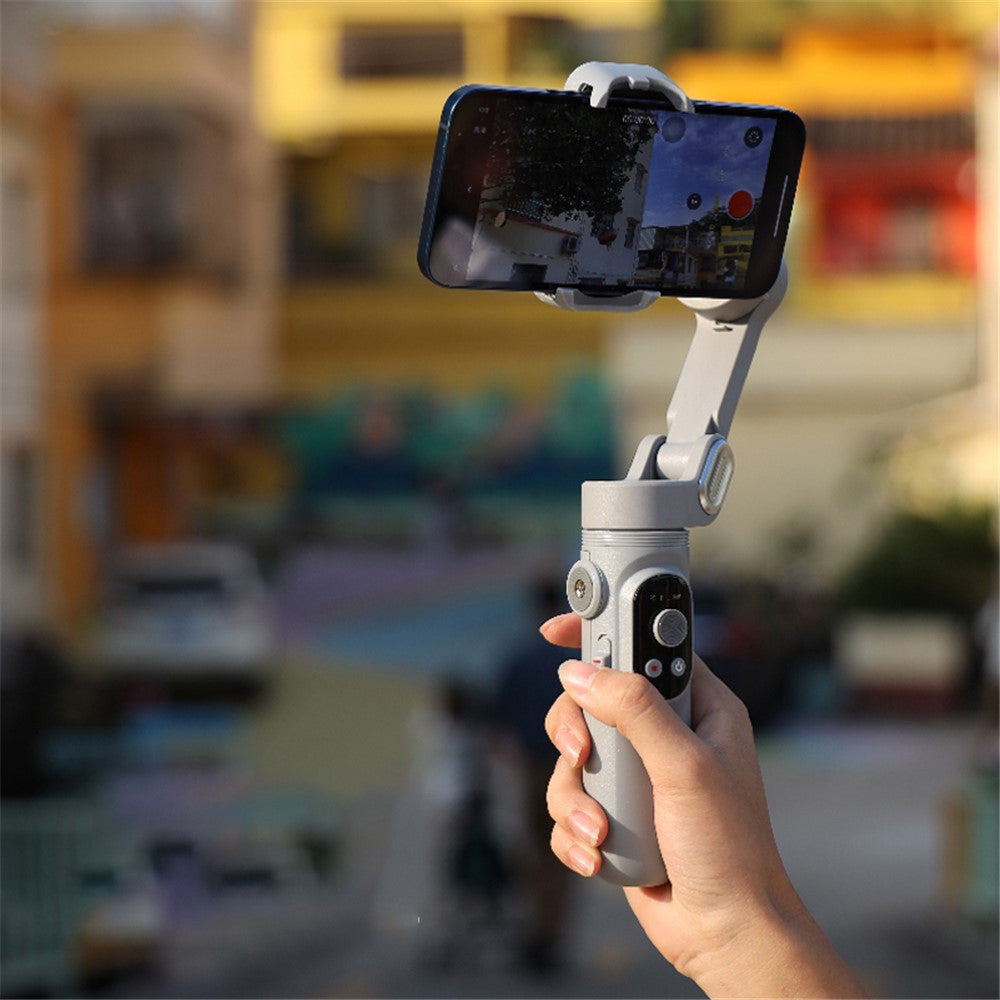 AOCHUAN SMART X Pro Smartphone Stabilizer with OLED LCD Display Handheld Gimbal Stabilizer Portable Tripod Phone Holder for Photography Support Wireless Charging