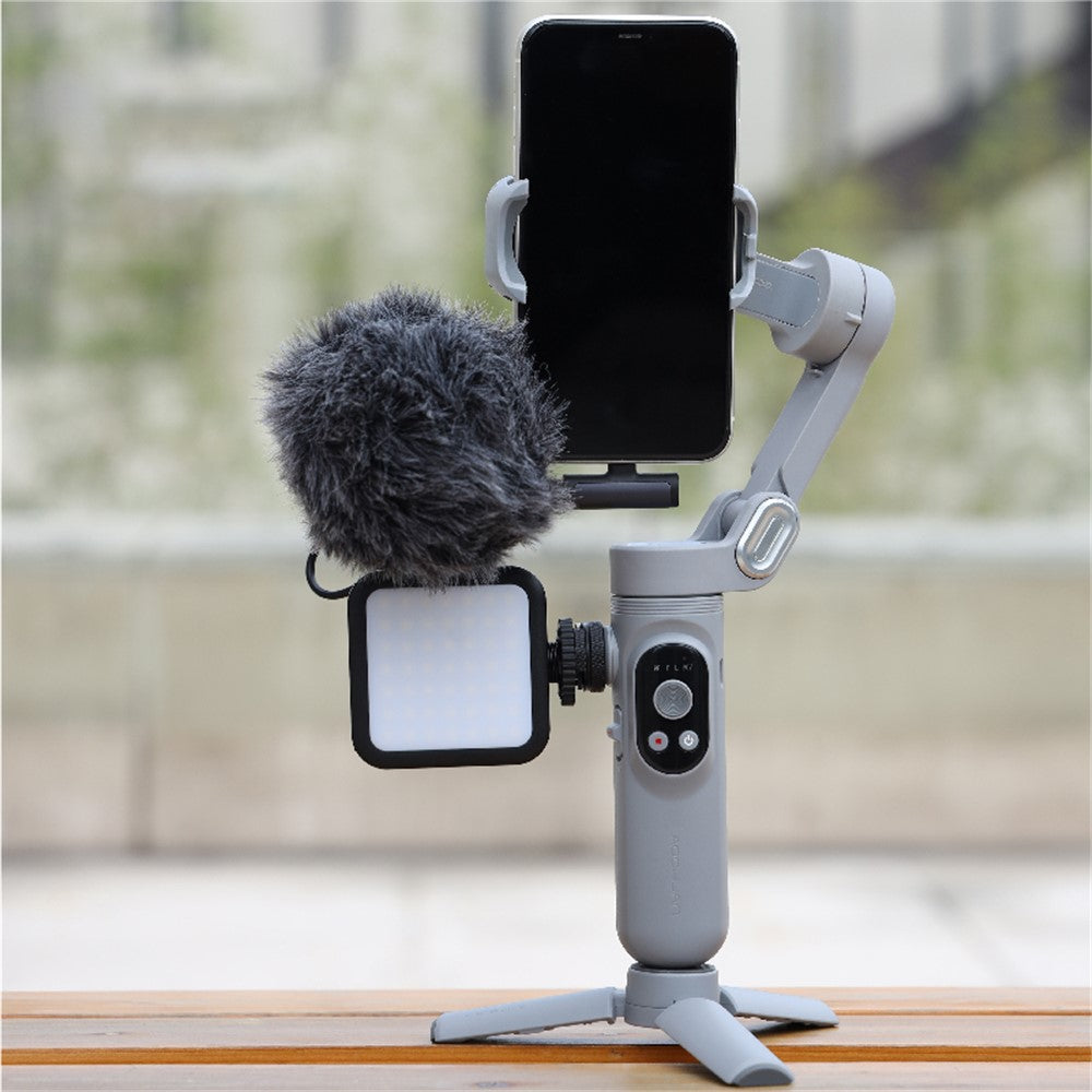 AOCHUAN SMART X Pro Smartphone Stabilizer with OLED LCD Display Handheld Gimbal Stabilizer Portable Tripod Phone Holder for Photography Support Wireless Charging