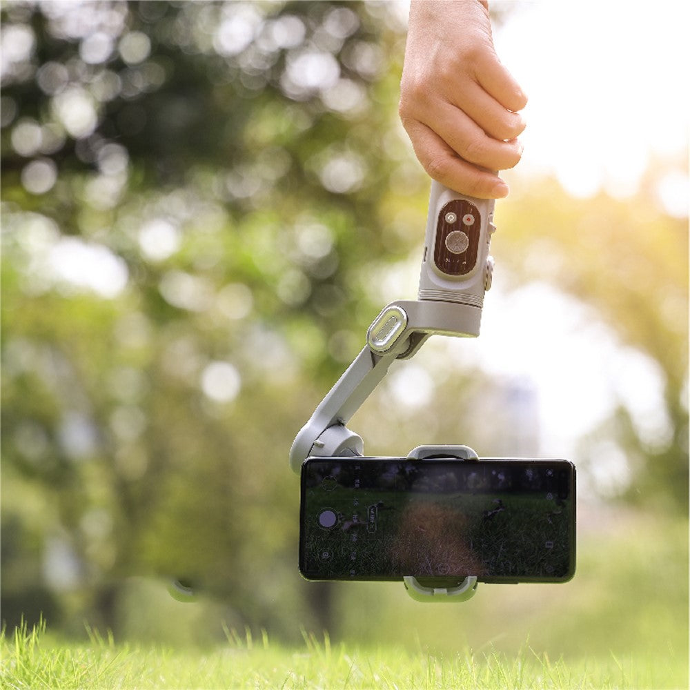 AOCHUAN SMART X Pro Smartphone Stabilizer with OLED LCD Display Handheld Gimbal Stabilizer Portable Tripod Phone Holder for Photography Support Wireless Charging